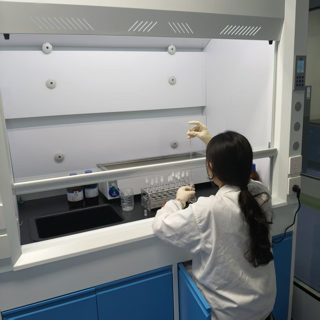 Laboratory equipment used for quality review